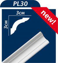 Карниз Premium Decor PL 30 (МР) 30х30 (100 шт.)