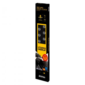 Підоснова SECURA VINYl LVT CLICK BLACK гармошка 1,5мм (6,25м.кв)(LVT/SPC)