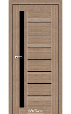 Дверне полотно LONDON StilDoors Ольха классическая (800*2000) ПВХ, стекло сатин