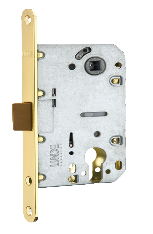Механизм MVM под цилиндр P-2056C (50х85мм) SB матовая латунь