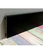 Плінтус алюмінієвий накладний Best Deal 1 чорний матовий (1/40/2,5 м)