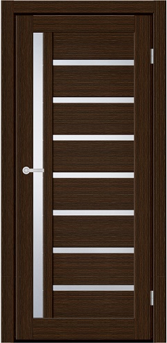Дверь Art Door  ART 10.04 каштан (700х2000мм.) ПВХ пленка, стекло сатин