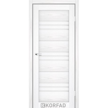 Двери Korfad Florence FL-05 РР белая мадрина 800*2000 сатин белый