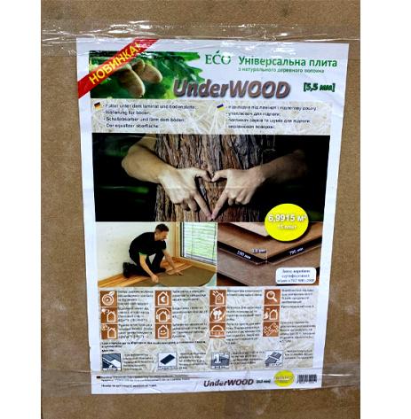 243 - Еко-плита Underwood 5,5 мм/6,9915 кв.м. (0,79х0,59=0,4661 кв.м.) (15 шт.)