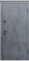 Вхідні двері Fort Knox City Oxide Dark 850 x 2030 квартира