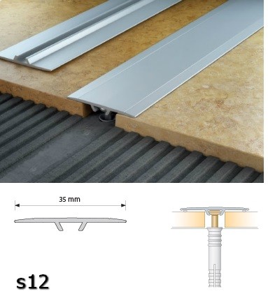 Поріг Salag Stratus S12 (35 * 1820мм) 01 Бук з'єднувальний плоский (10шт/уп)