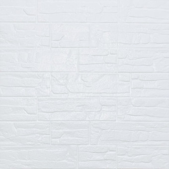 180 Панель стеновая 3D 700х770х5мм WHITE (S) SW-00000426