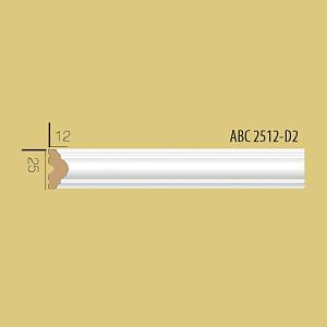 Молдинг Grant Deko AD-013-1 белый 22*10*2400мм (110шт/уп)