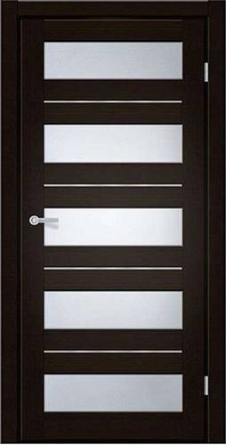 Дверь Art Door M 402 венге (800х2000мм.) ПВХ пленка, стекло сатин