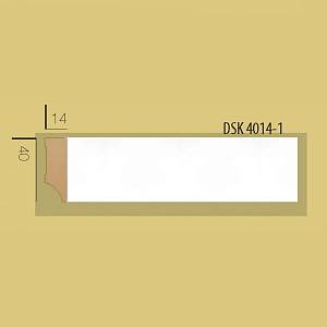 Плинтус Decolux DSK 4014 белый 40*14*2400мм (48шт/уп)