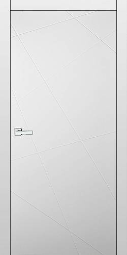 Двери  межкомнатные FDC (QD)модель Prime/P1(тип 3) (эмаль белый 9003) 800*2000