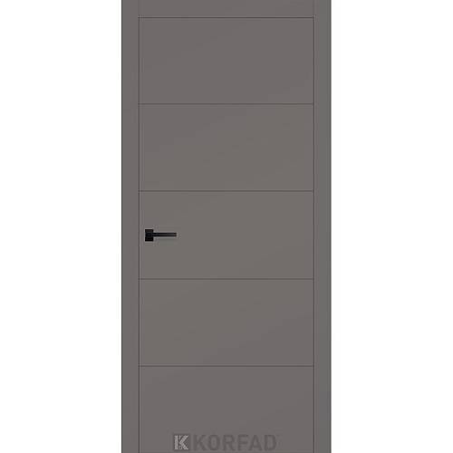 Дверне полотно CELESTIA Korfad Excellence 800 х 2000, RAL 7036 Сірий