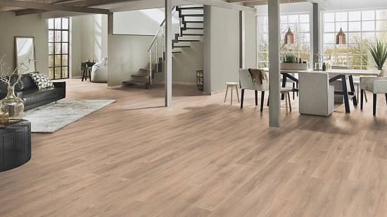 Ламинат Krono Original Super Natural Narrow 4V 8575 Дуб Светлый 32/8 AC4 (0,158кв.м) LW (12шт/уп)