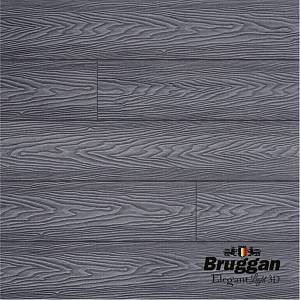 Террасная доска Bruggan (150х25х3000мм.) Graphite (1шт/0,45 м.кв.)