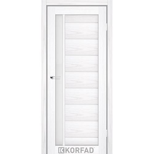 Двери Korfad Florence FL-01 РР белая модрина 800*2000 сатин белый