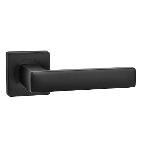 Дверна ручка Ajax OPTIMA JK BL-24 AL-AL чорна
