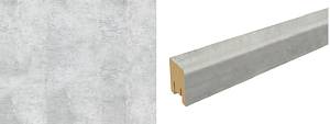 Панно из декоративных реек  ТМ Flloor Decor (40х16х2750мм) цемент (кмпл 6шт)