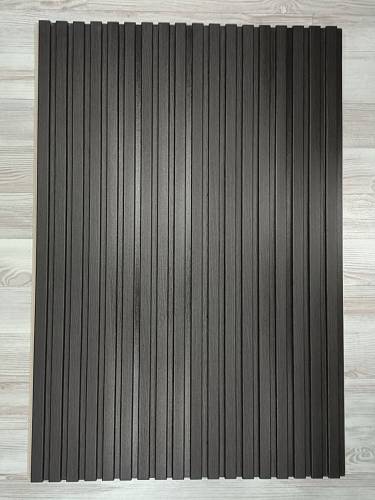 Панно з декоративних ламелей ТМ Flloor Decor (40х16х2750мм) венге (6 шт.)