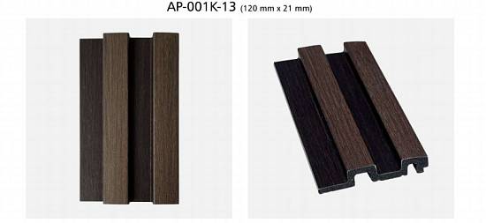 Стінова панель дюрополімерна Грант Деко АР-001К-13 (120мм*21мм) 2,9м