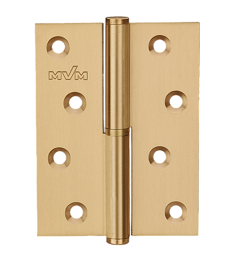 Петля MVM H - 100 L SB (100 * 75 * 2,5 мм) ліва матова латунь