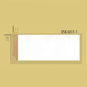 Плинтус Decolux DSK 6011 белый 60*11*2400мм (39шт/уп)