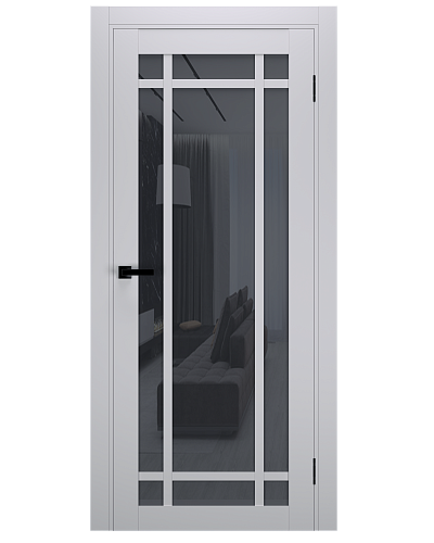Дверь Терминус UKRAINIAN DOORS UD-16 (800*2000мм) Білий мат ПВХ, скло сатин