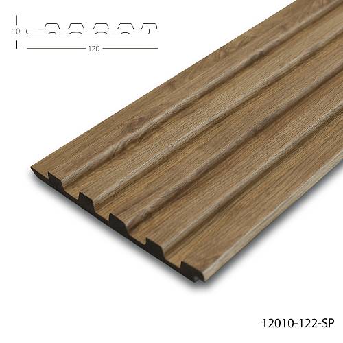 Панель полімерна стінова Clover 12010-122-SP (120*10*2900мм) (22шт/уп)