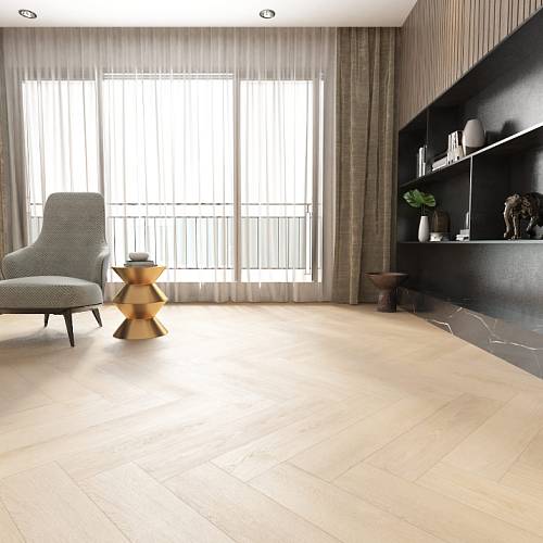 Кварцвінілова підлога (SPC) Apro Wood Cambridge Oak WD-210-HB с подложкой 31кл/4+1мм микрофаска(750*150=0,1125м2)16шт/уп