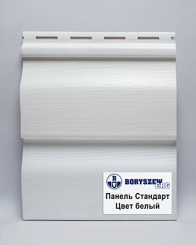 250-Б Сайдинг Boryszew Стандарт (203*3810мм) белый (24шт/уп)